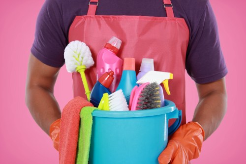 Clean carpeted retail space after commercial cleaning service