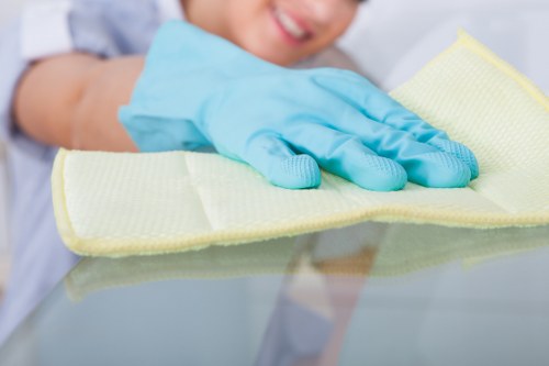 Professional upholstery cleaning in a Westminster home living room