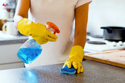 Hot water extraction equipment used for office carpet cleaning