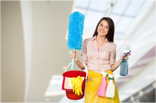 Carpet cleaning appointment being arranged with service details and access information