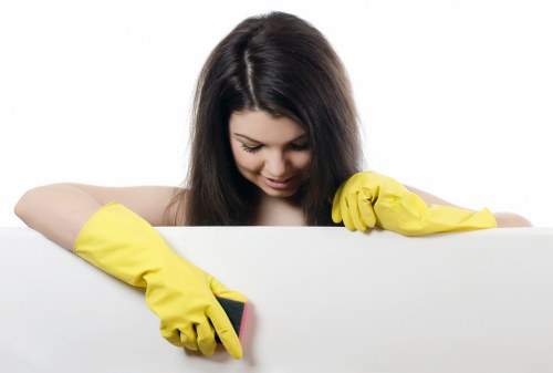 Clean curtains improving a healthy indoor environment